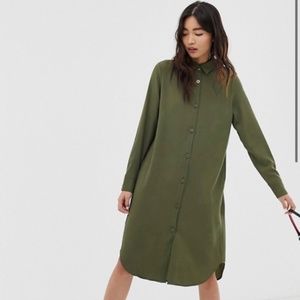 ASOS MONKI  Midi Shirt Dress